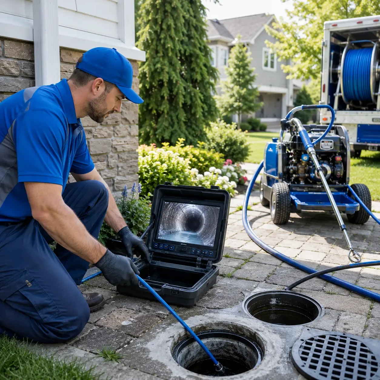 Outdoor drain cleaning professionals serving Martin, MI