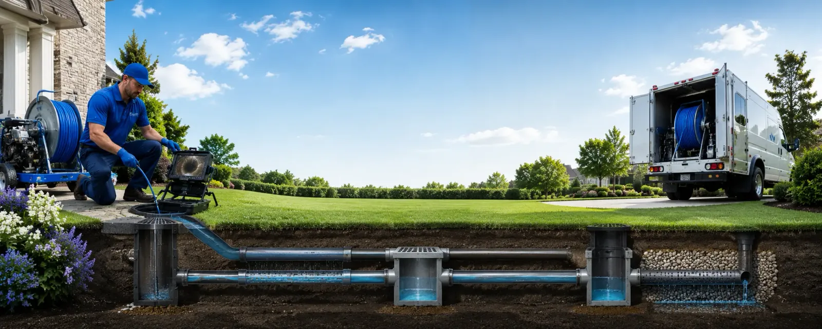 Outdoor drain cleaning information for Martin, MI